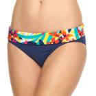 Women's Chaps Floral Hipster Bikini Bottoms, Size: 8, Ovrfl Oth