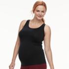 Maternity A:glow Seamless Tank, Women's, Size: Xl-mat, Black