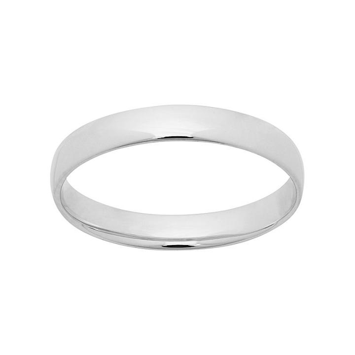 14k White Gold Wedding Ring, Women's, Size: 8