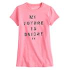 Girls 7-16 Under Armour My Future Is Bright Tee, Size: Large, Penta Pink