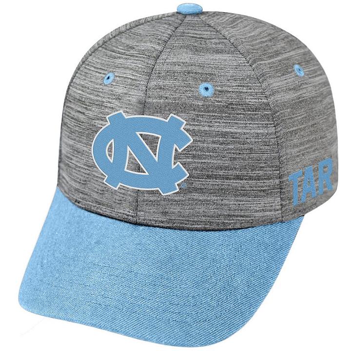 Adult North Carolina Tar Heels Backstop Snapback Cap, Men's, Med Grey