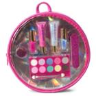 Girls Mermaid Nail Polish, Lip Gloss & Eyeshadow Cosmetic Case Set, Multicolor