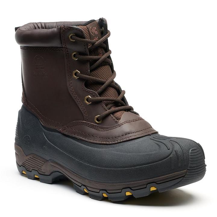 Kamik Hawksbay Men's Waterproof Winter Boots, Size: 11, Brown