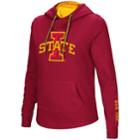 Women's Iowa State Cyclones Crossover Hoodie, Size: Small, Dark Red