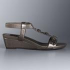 Simply Vera Vera Wang Vivian Women's Wedge Sandals, Size: 8, Med Grey
