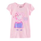 Girls 4-7 Peppa Pig Tickled Pink Tee, Size: 5, Light Pink