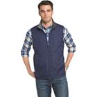 Men's Izod Regular-fit Reversible Vest, Size: Xxl, Dark Blue
