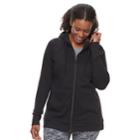 Plus Size Tek Gear&reg; Fleece Zip-up Hoodie, Women's, Size: 3xl, Black