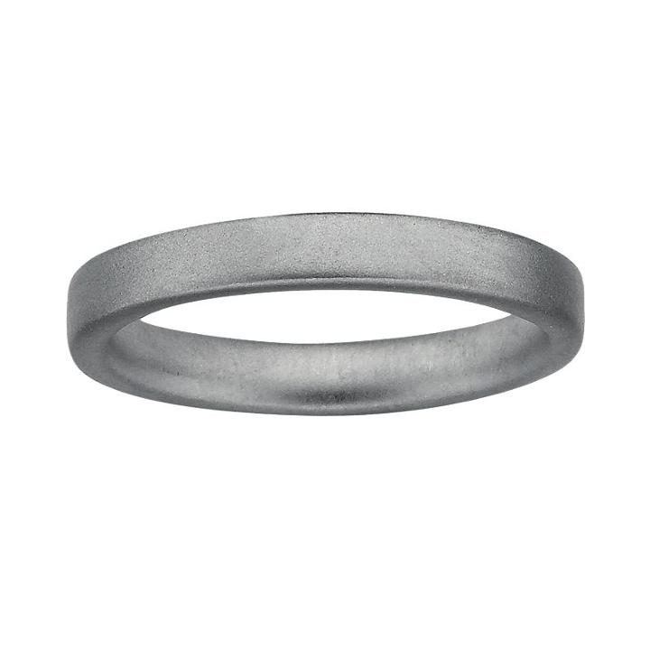 Stacks And Stones Sterling Silver Satin Finish Stack Ring, Women's, Size: 10, Grey