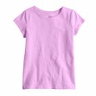 Girls 4-10 Jumping Beans&reg; Basic Solid Tee, Size: 4, Brt Purple