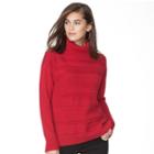Women's Chaps Turtleneck Sweater, Size: Small, Red