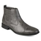 Vance Co. Alex Men's Cap-toe Dress Boots, Size: 12 Wide, Grey