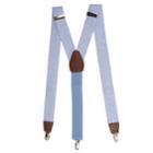 Men's Wembley Tubular Seersucker Suspenders, Brt Blue
