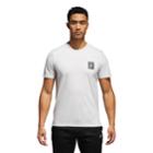 Men's Adidas Patch Tee, Size: Large, Light Grey