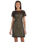 Sharagano Lace Sheath Dress - Women's, Size: 16, Black