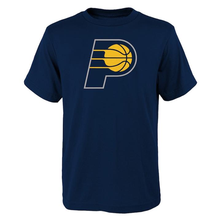 Boys 8-20 Indiana Pacers Primary Logo Tee, Size: M 10-12, Blue (navy)