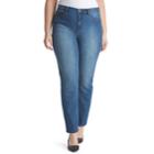 Plus Size Gloria Vanderbilt Amanda Classic Tapered Jeans, Women's, Size: 20w Short, Light Blue