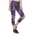 Women's Fila Sport&reg; Printed High-waisted Capri Leggings, Size: Large, Purple