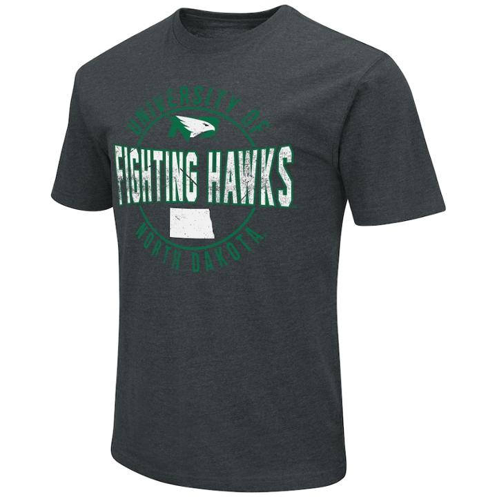 Men's North Dakota Fighting Hawks Game Day Tee, Size: Large, Oxford