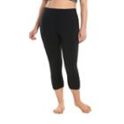Plus Size Gaiam Yoga Capri Pants, Women's, Size: 1xl, Black