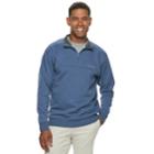 Men's Columbia Deschutes Rapids Fleece Quarter-zip Pullover, Size: Medium, Blue