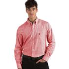 Men's Antigua North Carolina State Wolfpack Box Plaid Pattern Button-down Shirt, Size: Xl, Dark Red