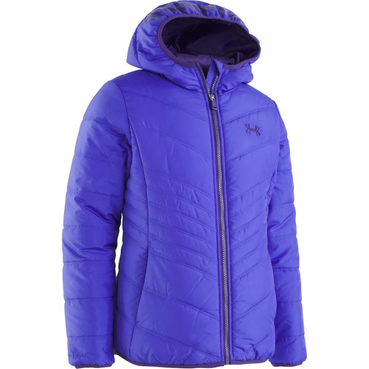 Girls 4-20 Under Armour Prime Puffer Jacket, Size: 7-8, Drk Purple