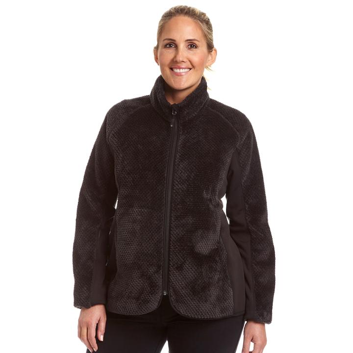 Plus Size Champion Sherpa Jacket, Women's, Size: 1xl, Black