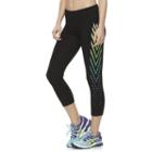 Juniors' So&reg; Graphic Yoga Capri Leggings, Girl's, Size: Xl, Med Green