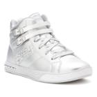 Skechers Sassy Kicks Girls' High Top Sneakers, Girl's, Size: 4, Silver