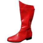 Adult Superhero Costume Boots, Men's, Size: 14, Red