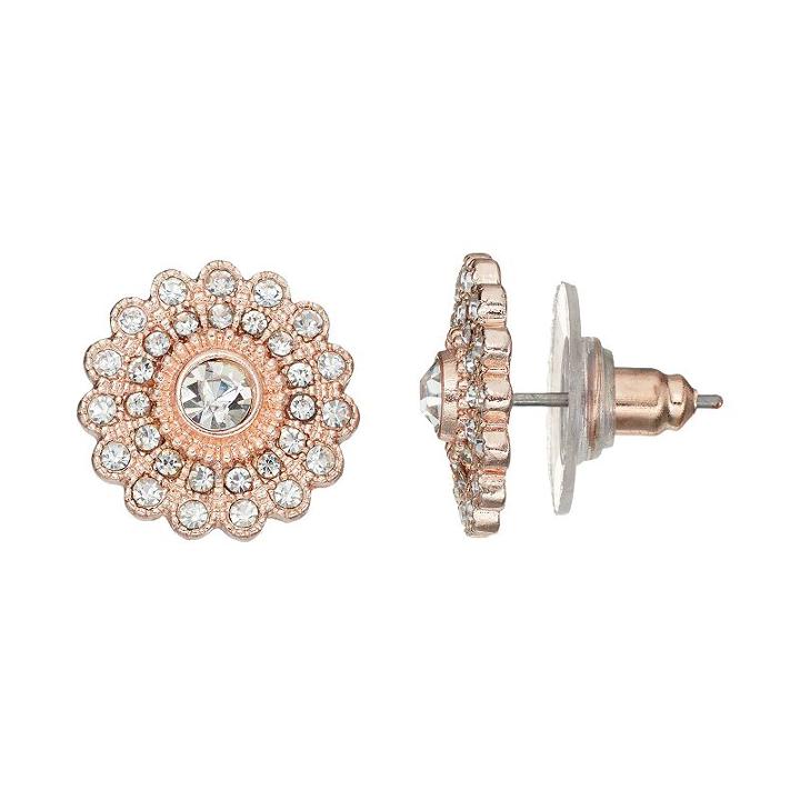 Lc Lauren Conrad Starburst Stud Earrings, Women's, Light Red