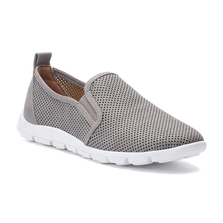 Croft & Barrow&reg; Barbara Women's Sneakers, Size: Medium (7), Med Grey