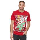 Men's Looney Tunes Ugly Christmas Sweater Tee, Size: Xxl, Red
