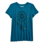 Girls 7-16 & Plus Size Mudd&reg; Graphic Tee, Size: 10, Dark Blue