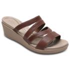Crocs Leigh-ann Women's Mini Wedge Sandals, Size: 8, Orange Oth
