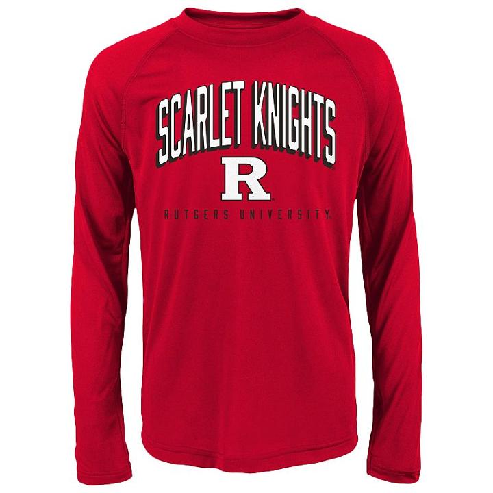 Boys 4-7 Rutgers Scarlet Knights Performance Tee, Boy's, Size: M(5/6), Red