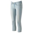 Juniors' Denizen From Levi's Low Rise Straight Crop, Girl's, Size: 3, Blue