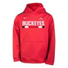 Boys 8-20 Nike Ohio State Buckeyes Therma-fit Hoodie, Size: S 8, Red