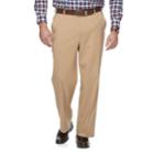Big & Tall Van Heusen Traveler Premium Non-iron Stretch Dress Pants, Men's, Size: 54x30, Med Beige