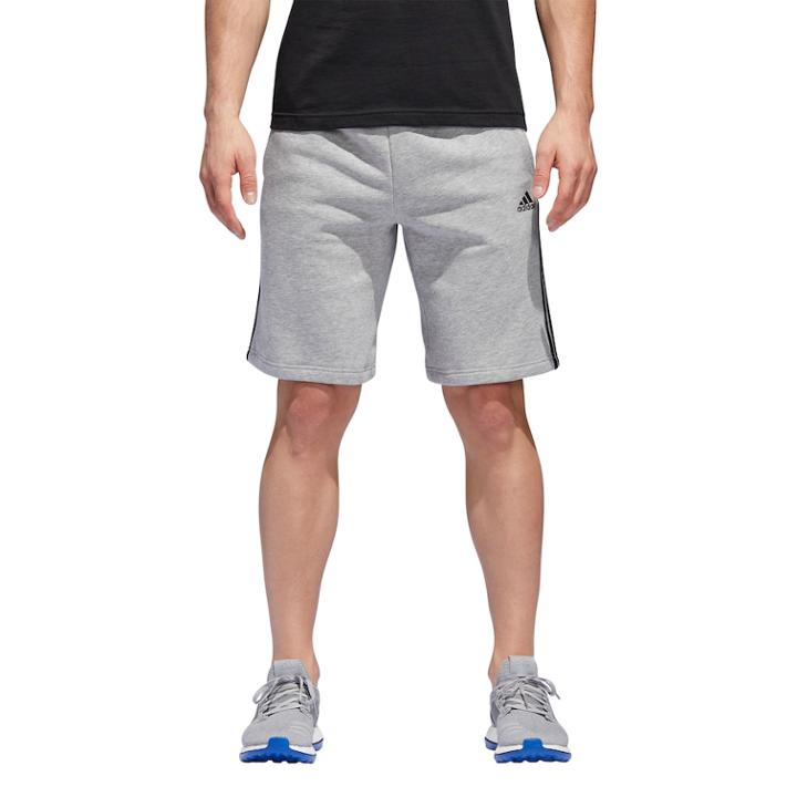 Men's Adidas Essential Fleece Shorts, Size: Medium, Med Grey