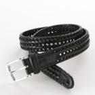 Dockers&reg; Weave Braided Leather Belt, Men's, Size: 34, Black