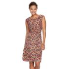 Women's Dana Buchman Twist-front Dress, Size: Large, Med Beige
