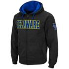 Men's Delaware Blue Hens Full-zip Fleece Hoodie, Size: Small, Grey