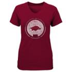 Girls 4-6x Arkansas Razorbacks Medallion Tee, Girl's, Size: S(4), Red