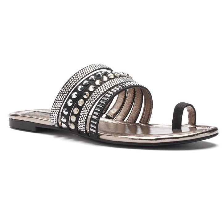 Jennifer Lopez Lizzy Women's Sandals, Size: 10, Black