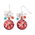 Beaded Jingle Bell Drop Earrings, Women's, Multicolor