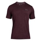 Mens' Under Armour Tech V-neck Tee, Size: Large, Dark Red