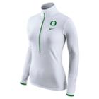 Women's Nike Oregon Ducks Pro Hyperwarm Pullover, Size: Medium, White
