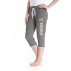 Women's College Concepts Notre Dame Fighting Irish Turf Knit Capris, Size: Large, Grey Other